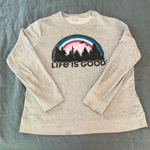 Women’s Life is Good pullover